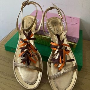 Kate Spade Gold Sandals